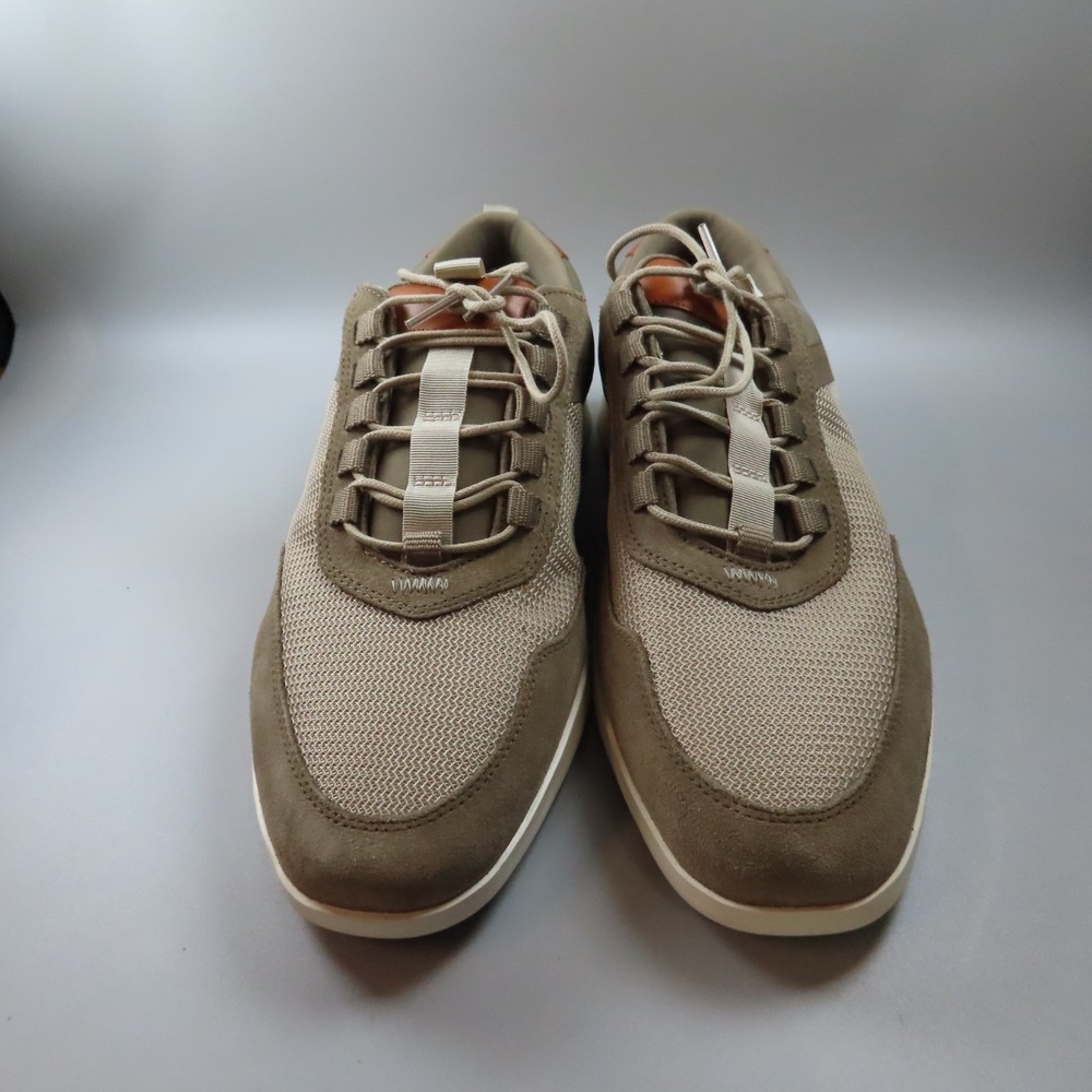 Wolf & Shepherd Crossover Victory Trainer Shoes Beige Brown Mens Size 9.5 - Picture 2 of 11
